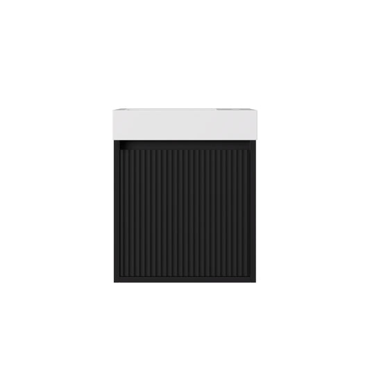 Crete Mini Wall Hung PVC Cabinet LK-MC42W-MB