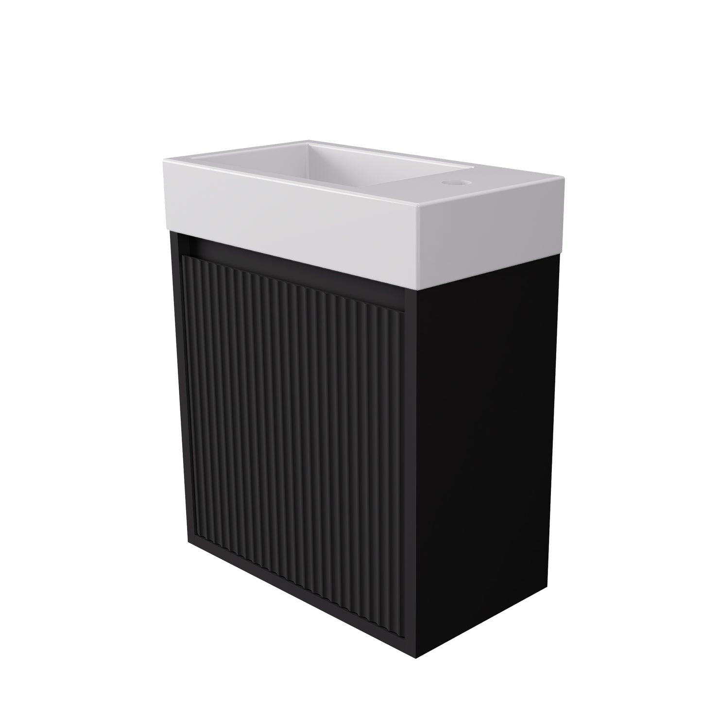 Crete Mini Wall Hung PVC Cabinet LK-MC42W-MB
