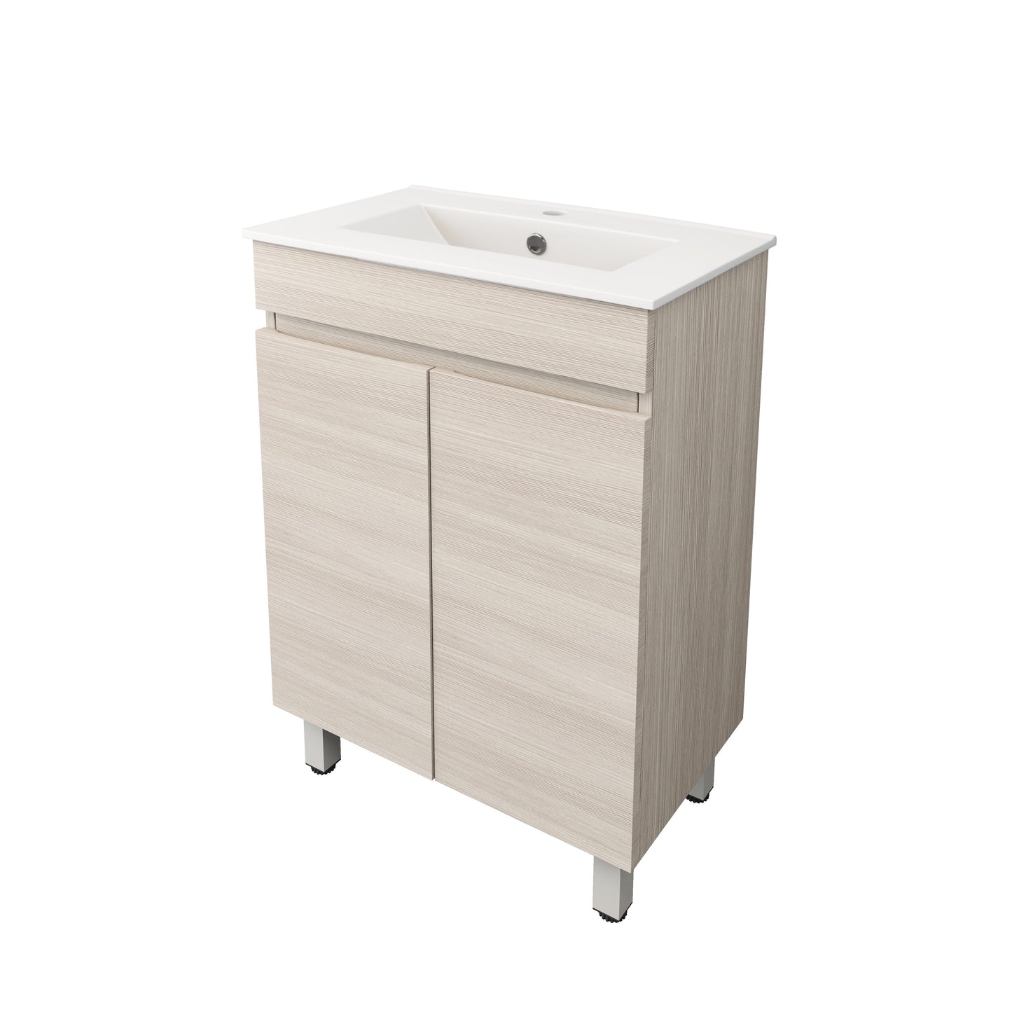 Camden Modern Free Standing Cabinet Coastal Oak LK-MC63L-CO