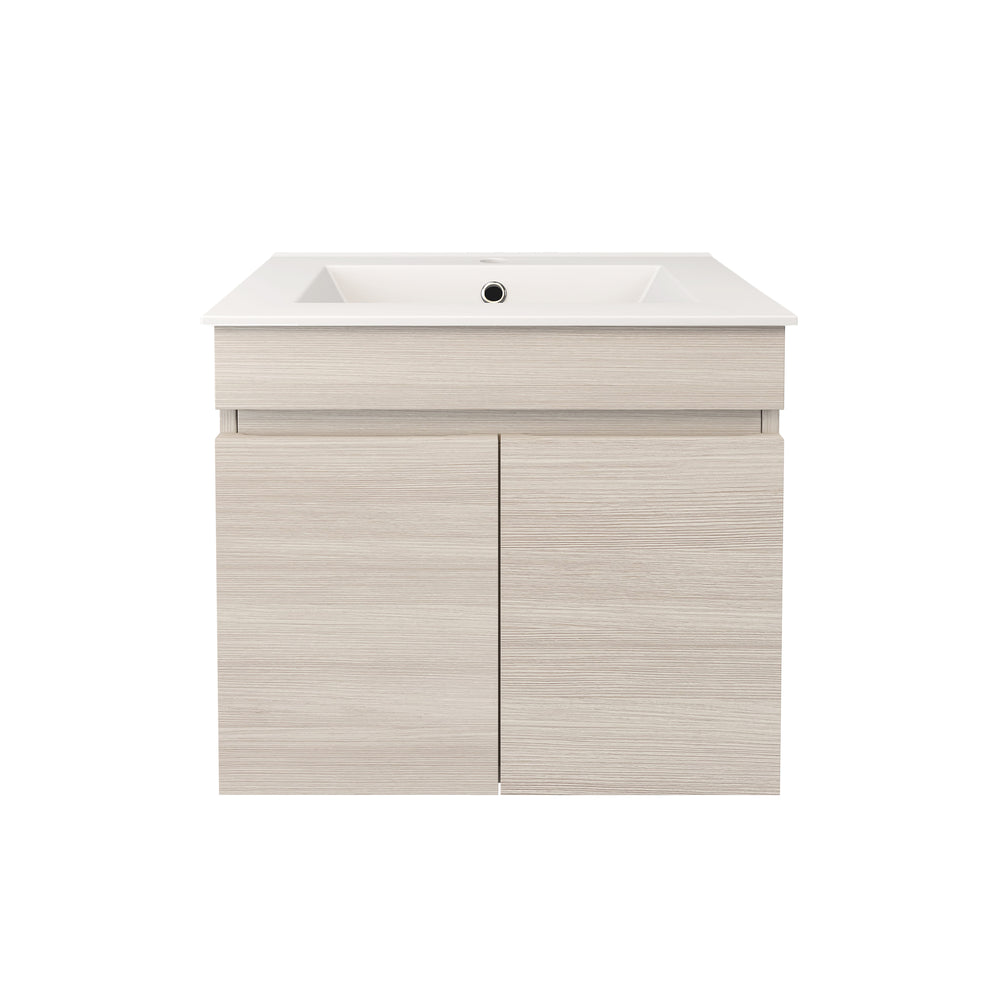 Camden Modern Wall Hung Cabinet Coastal Oak LK-MC63W-CO