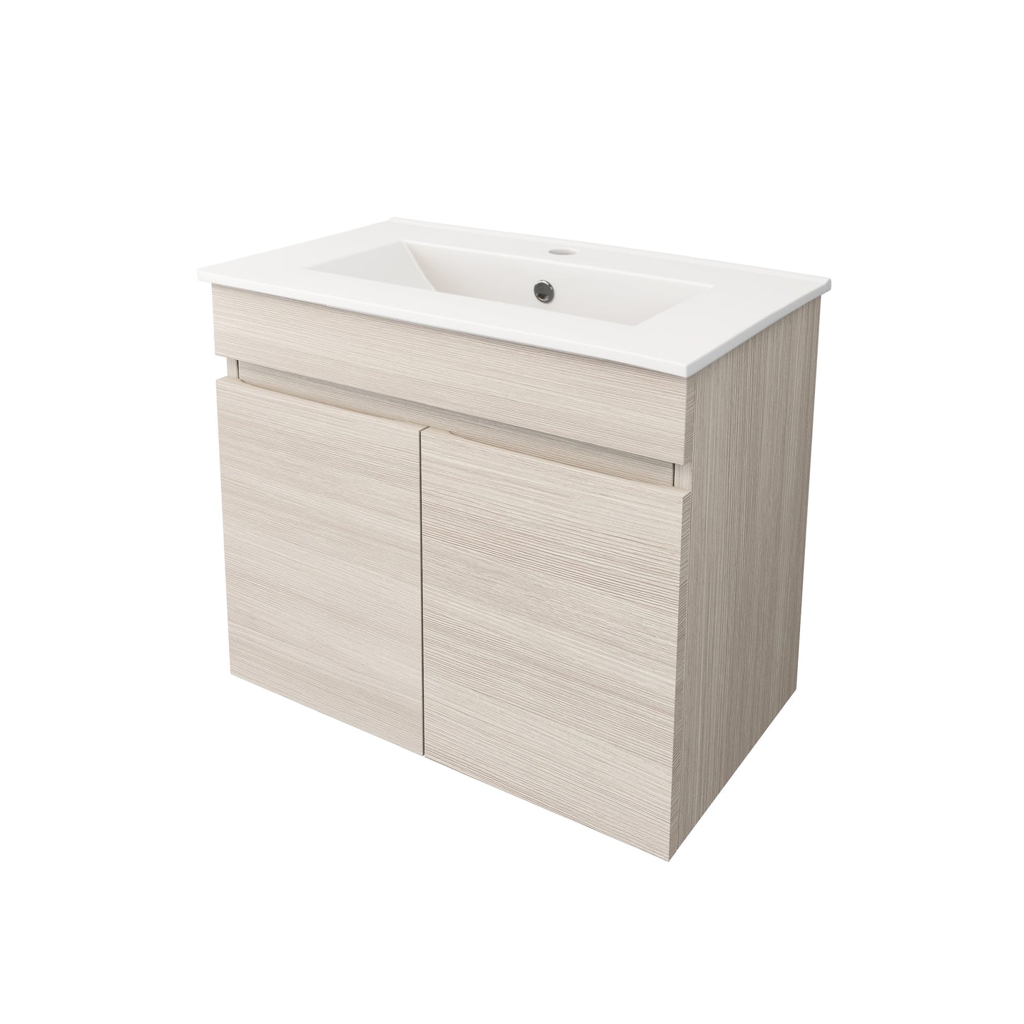 Camden Modern Wall Hung Cabinet Coastal Oak LK-MC63W-CO