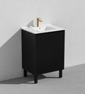 Crete Modern Free Standing Vanity Matte Black