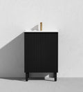 Crete Modern Free Standing Vanity Matte Black