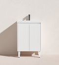 Crete Modern Free Standing Vanity Matte White