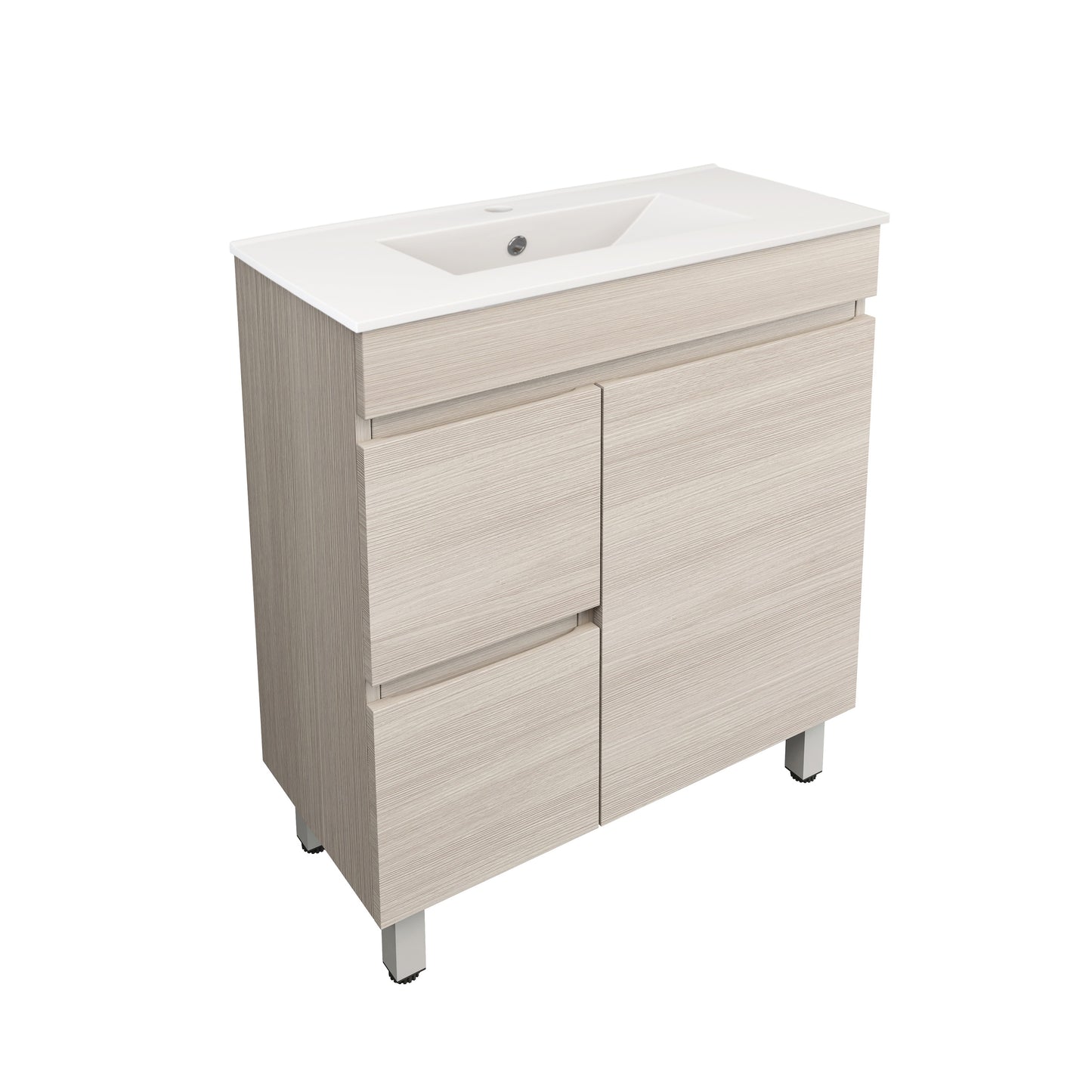 Camden Modern Free Standing Cabinet Coastal Oak LK-MC73LL-CO