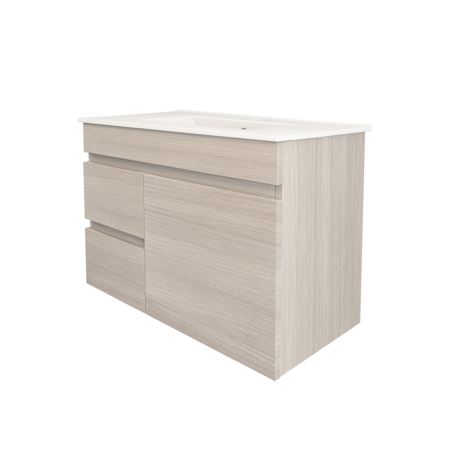 Camden Modern Wall Hung Cabinet Coastal Oak LK-MC73LW-CO