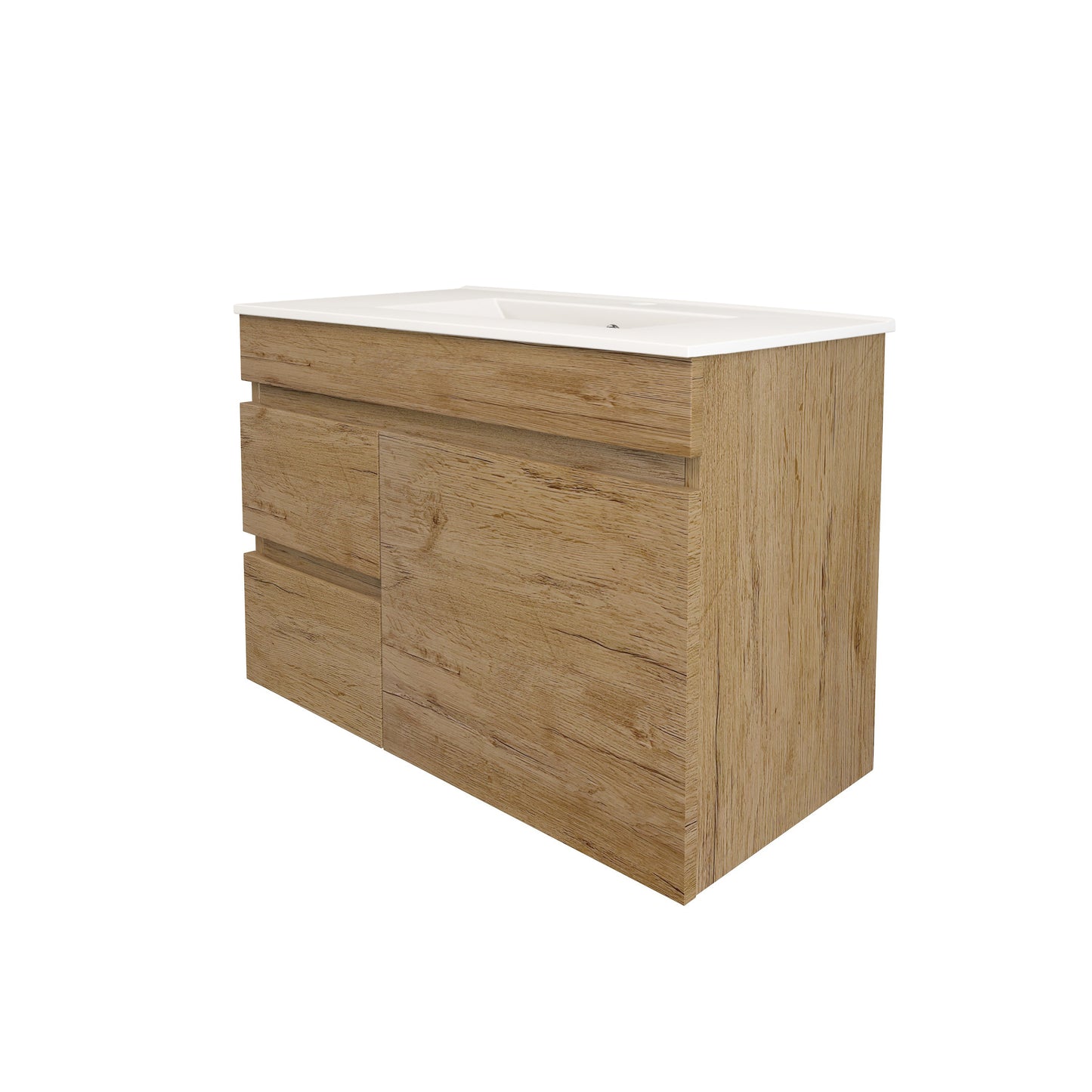 Camden Modern Wall Hung Cabinet Prime Oak LK-MC73LW-PO
