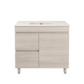 Camden Modern Free Standing Cabinet Coastal Oak LK-MC93LL-CO