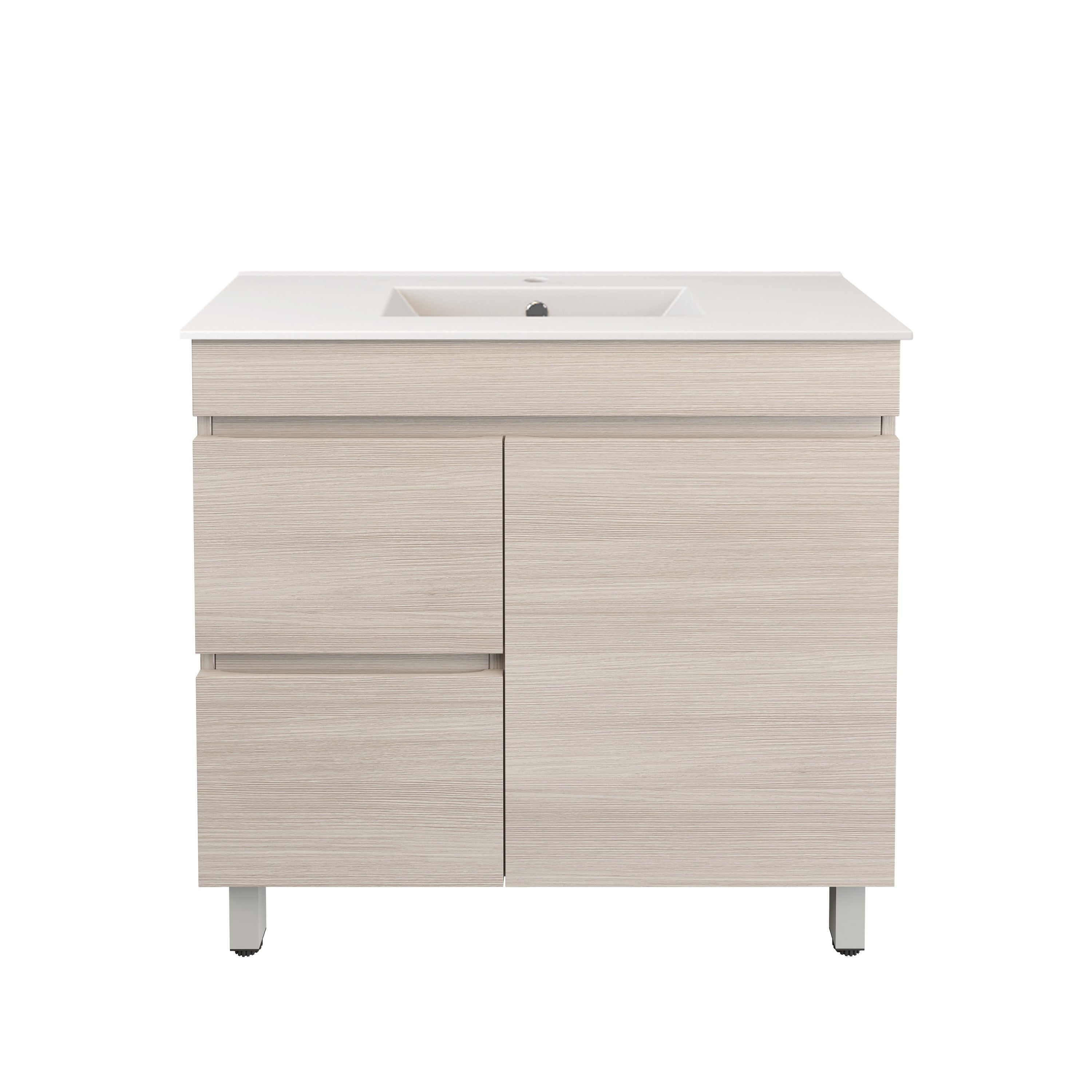 Camden Modern Free Standing Cabinet Coastal Oak LK-MC93LL-CO