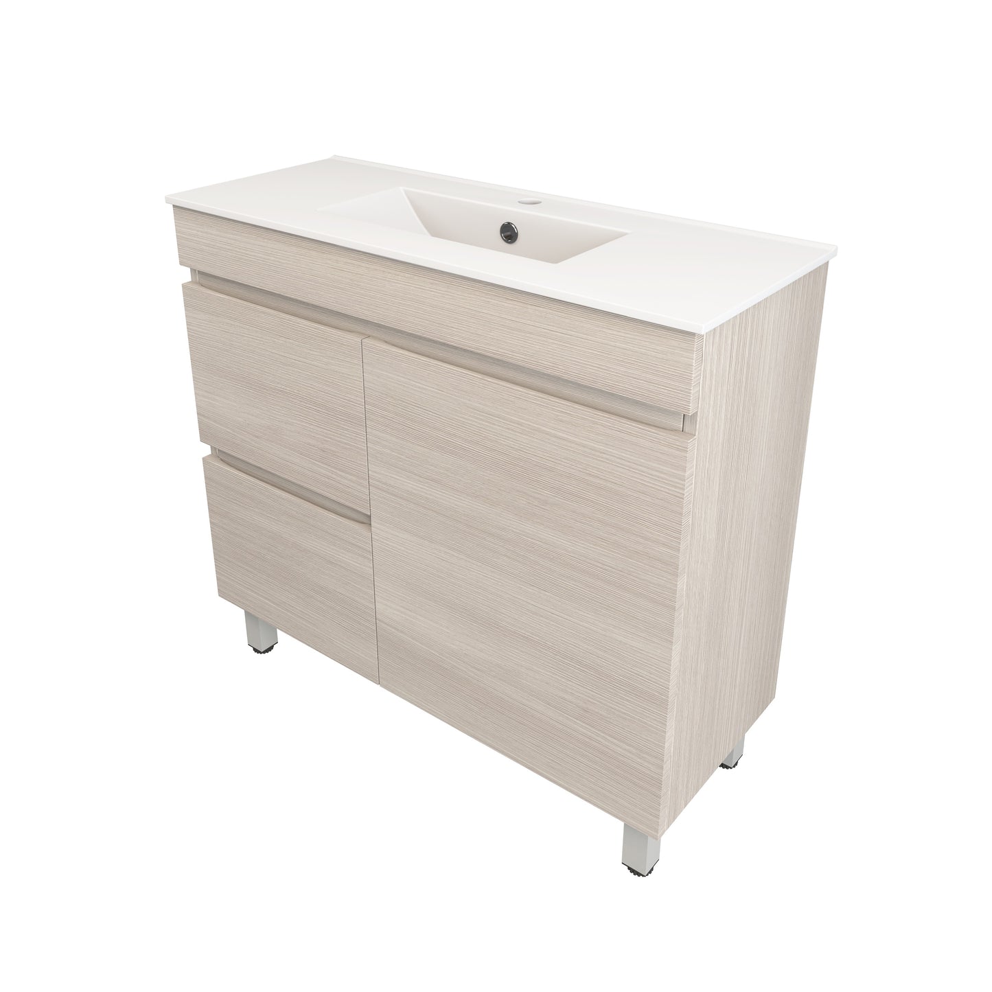 Camden Modern Free Standing Cabinet Coastal Oak LK-MC93LL-CO