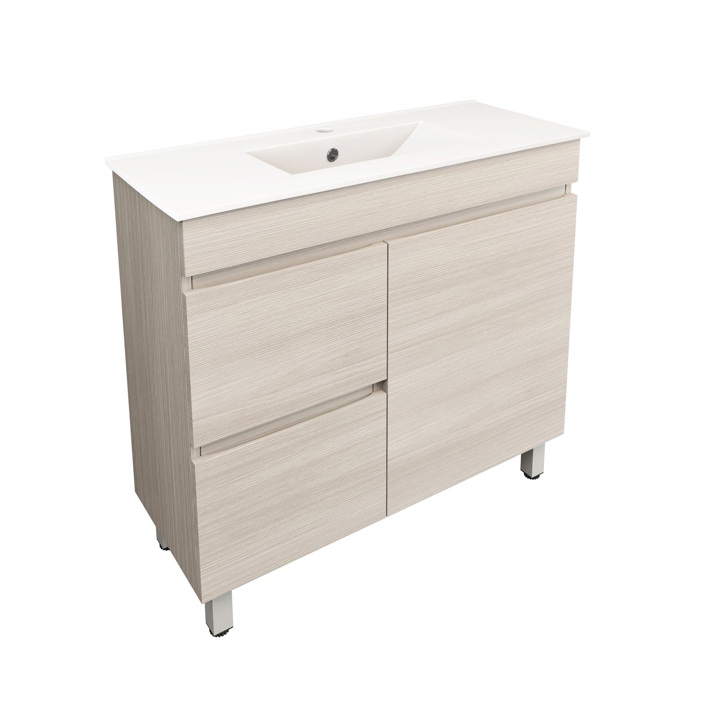 Camden Modern Free Standing Cabinet Coastal Oak LK-MC93LL-CO
