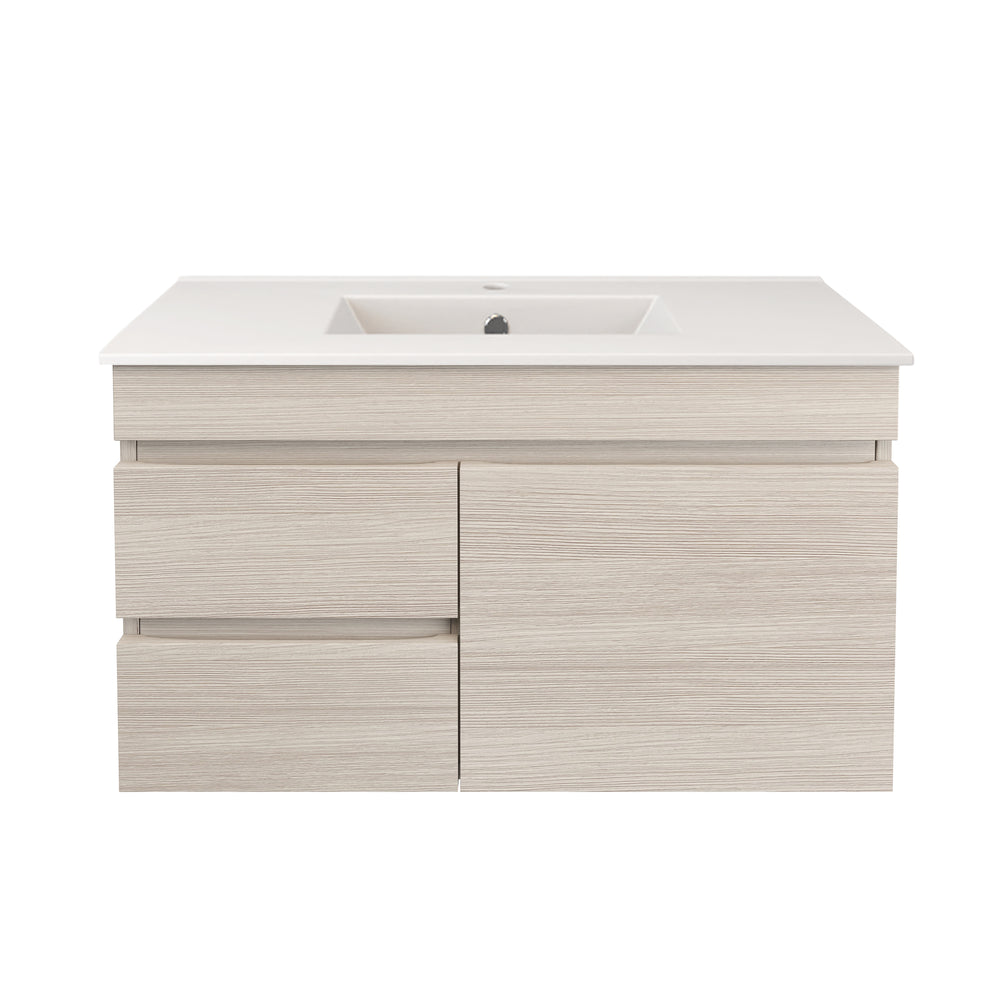 Camden Modern Wall Hung Cabinet Coastal Oak LK-MC93LW-CO