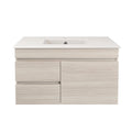 Camden Modern Wall Hung Cabinet Coastal Oak LK-MC93LW-CO
