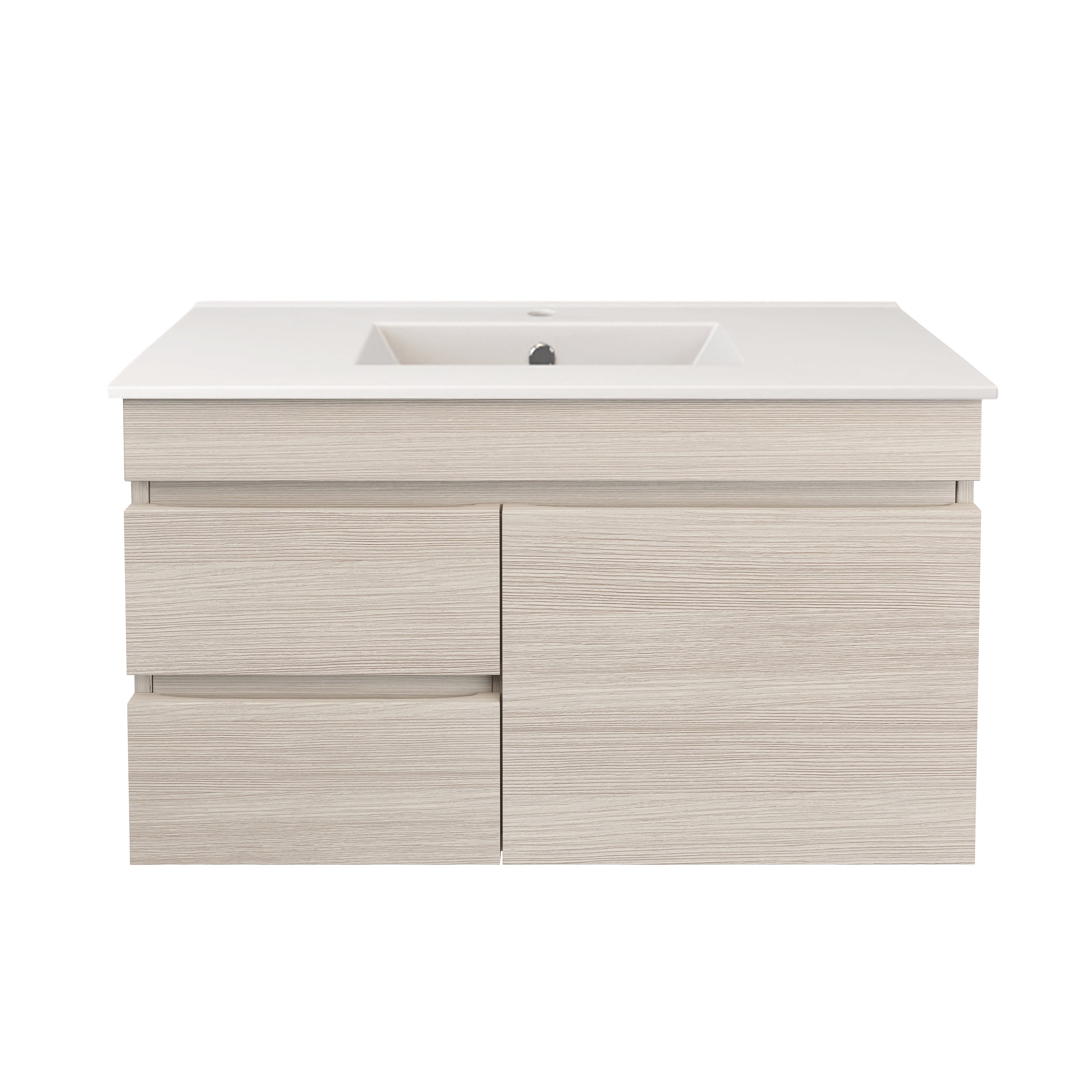 Camden Modern Wall Hung Cabinet Coastal Oak LK-MC93LW-CO