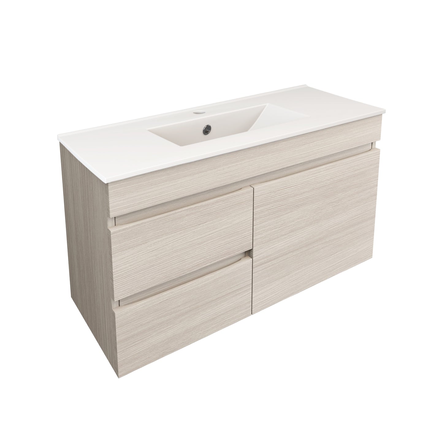 Camden Modern Wall Hung Cabinet Coastal Oak LK-MC93LW-CO