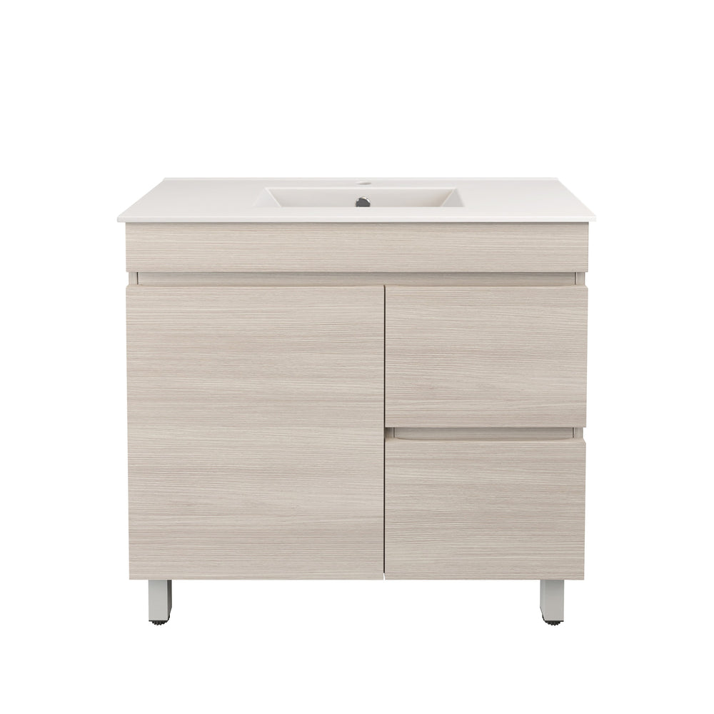 Camden Modern Free Standing Cabinet Coastal Oak LK-MC93RL-CO