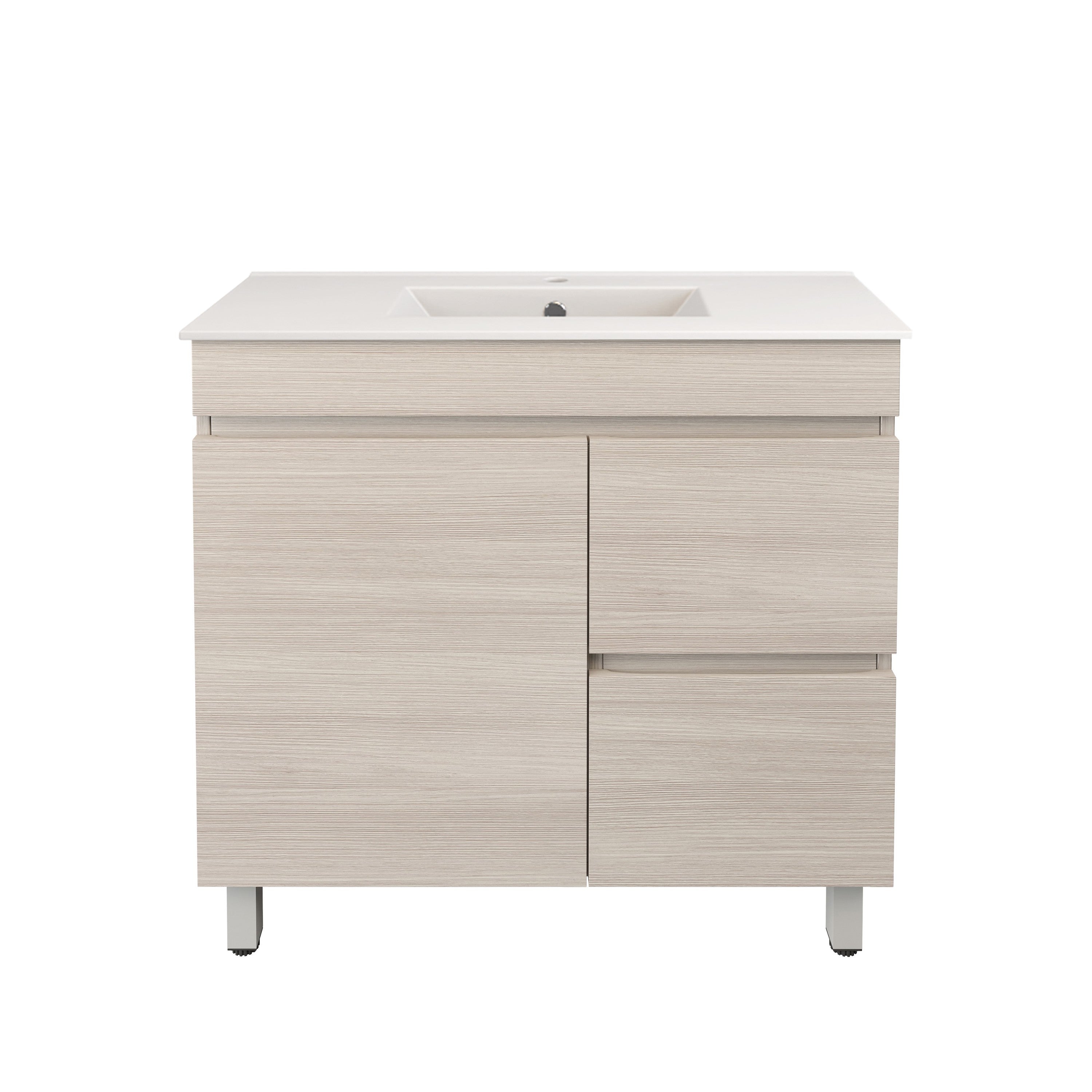 Camden Modern Free Standing Cabinet Coastal Oak LK-MC93RL-CO