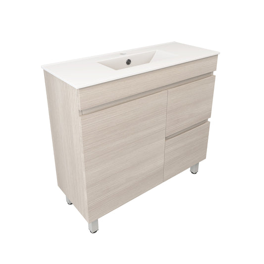 Camden Modern Free Standing Cabinet Coastal Oak LK-MC93RL-CO