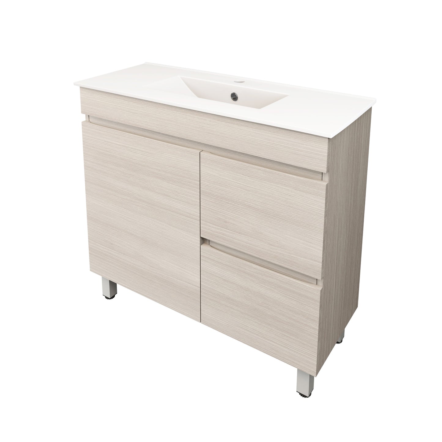 Camden Modern Free Standing Cabinet Coastal Oak LK-MC93RL-CO