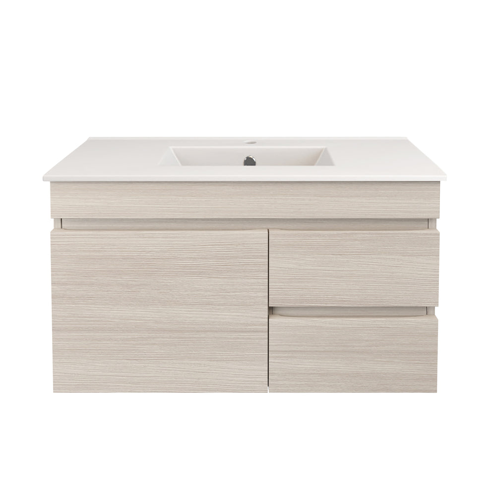 Camden Modern Wall Hung Cabinet Coastal Oak LK-MC93RW-CO