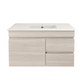 Camden Modern Wall Hung Cabinet Coastal Oak LK-MC73RW-CO