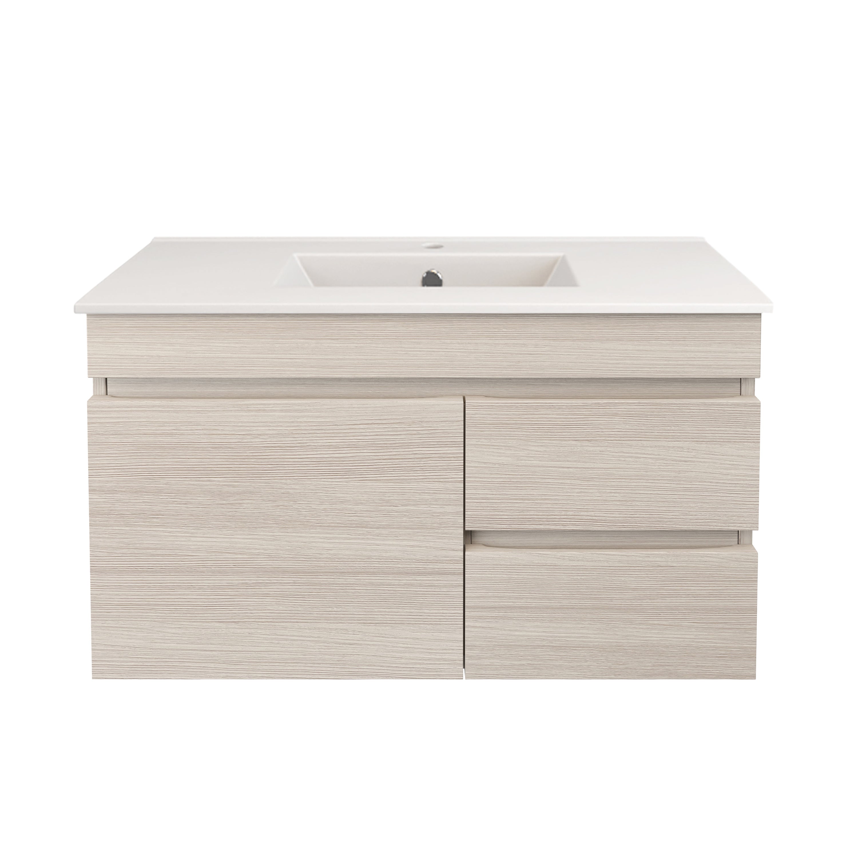 Camden Modern Wall Hung Cabinet Coastal Oak LK-MC73RW-CO