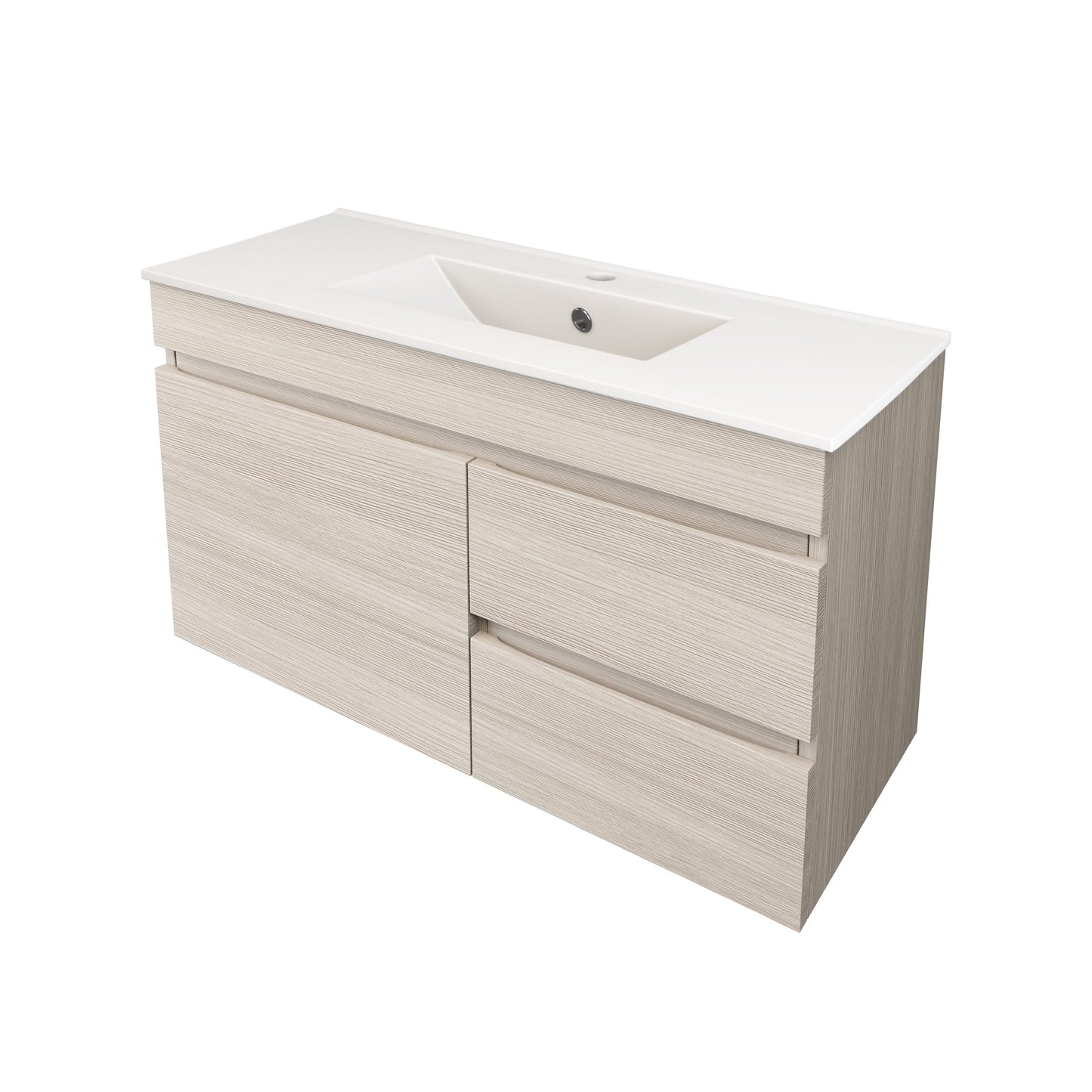 Camden Modern Wall Hung Cabinet Coastal Oak LK-MC93RW-CO
