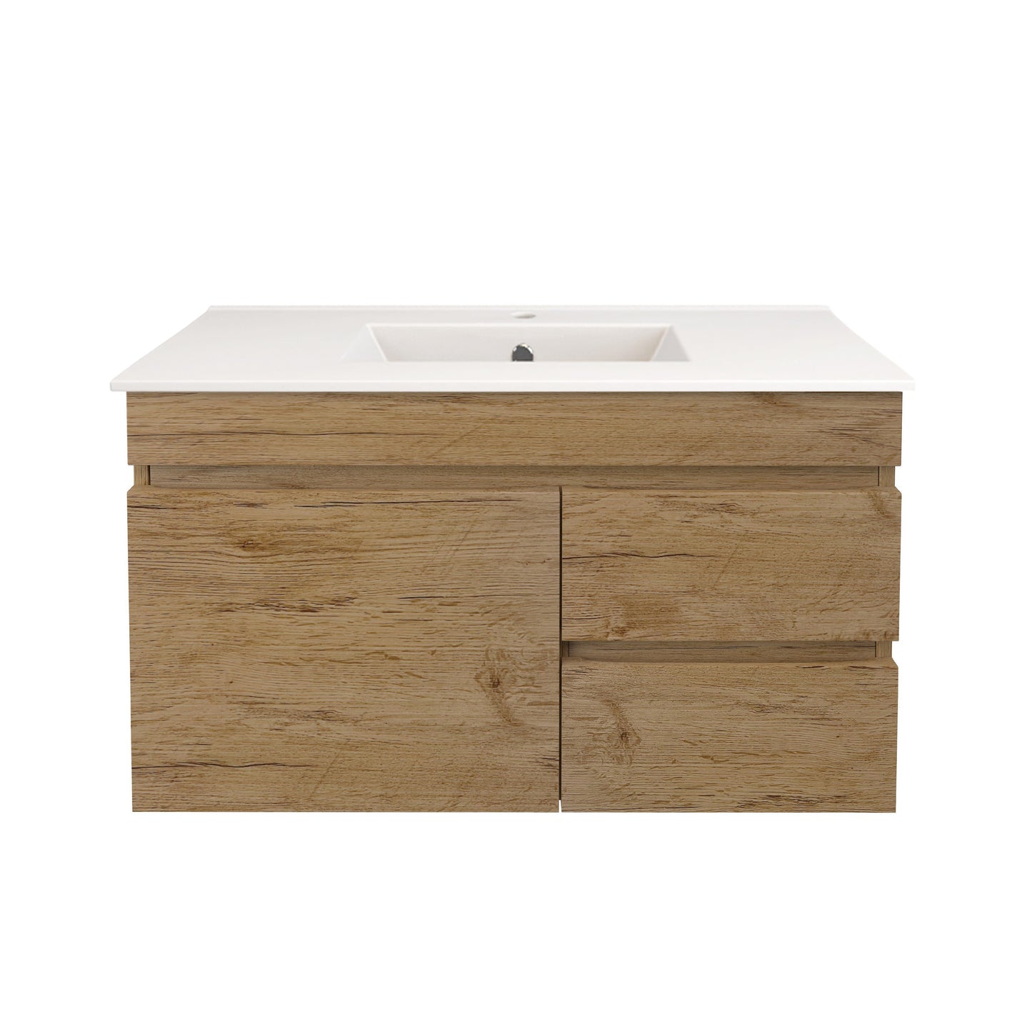 Camden Modern Wall Hung Cabinet Prime Oak LK-MC93RW-PO
