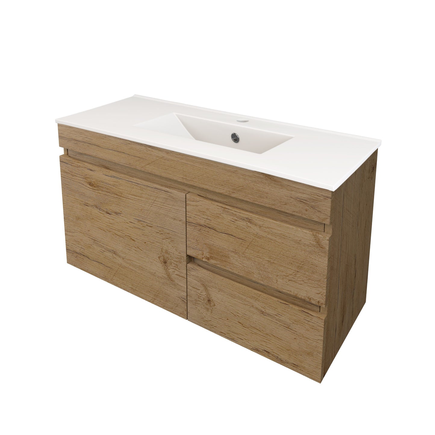 Camden Modern Wall Hung Cabinet Prime Oak LK-MC93RW-PO