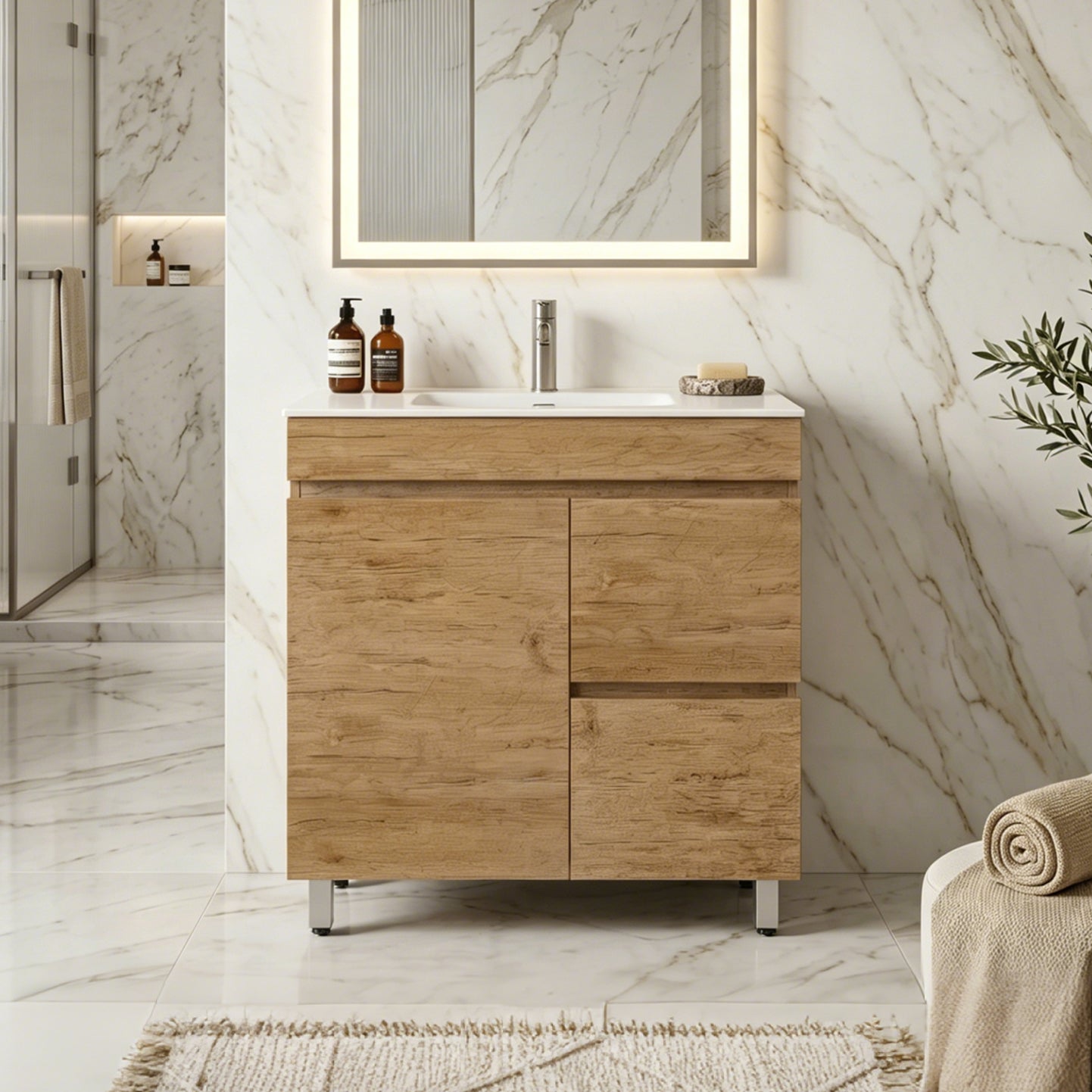 Camden Modern Free Standing Cabinet LK-MC94RL-PO