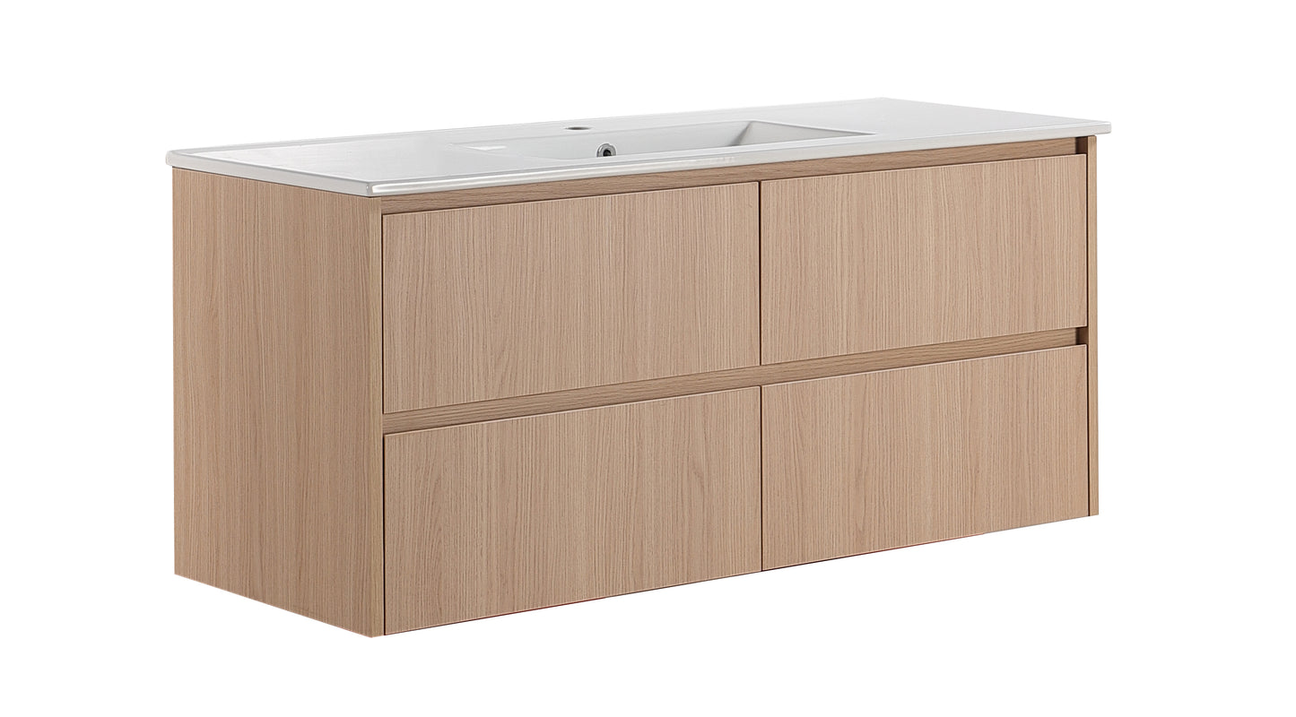 Gladstone Wall Hung Plywood Cabinet for Single bowl LK-MG1200W-SO