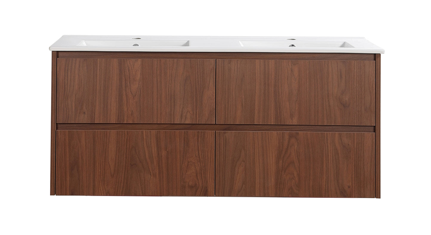 Gladstone Modern Wall Hung Plywood Double Bowl LK-MG1220W-MO