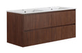 Gladstone Modern Wall Hung Plywood Double Bowl LK-MG1220W-MO