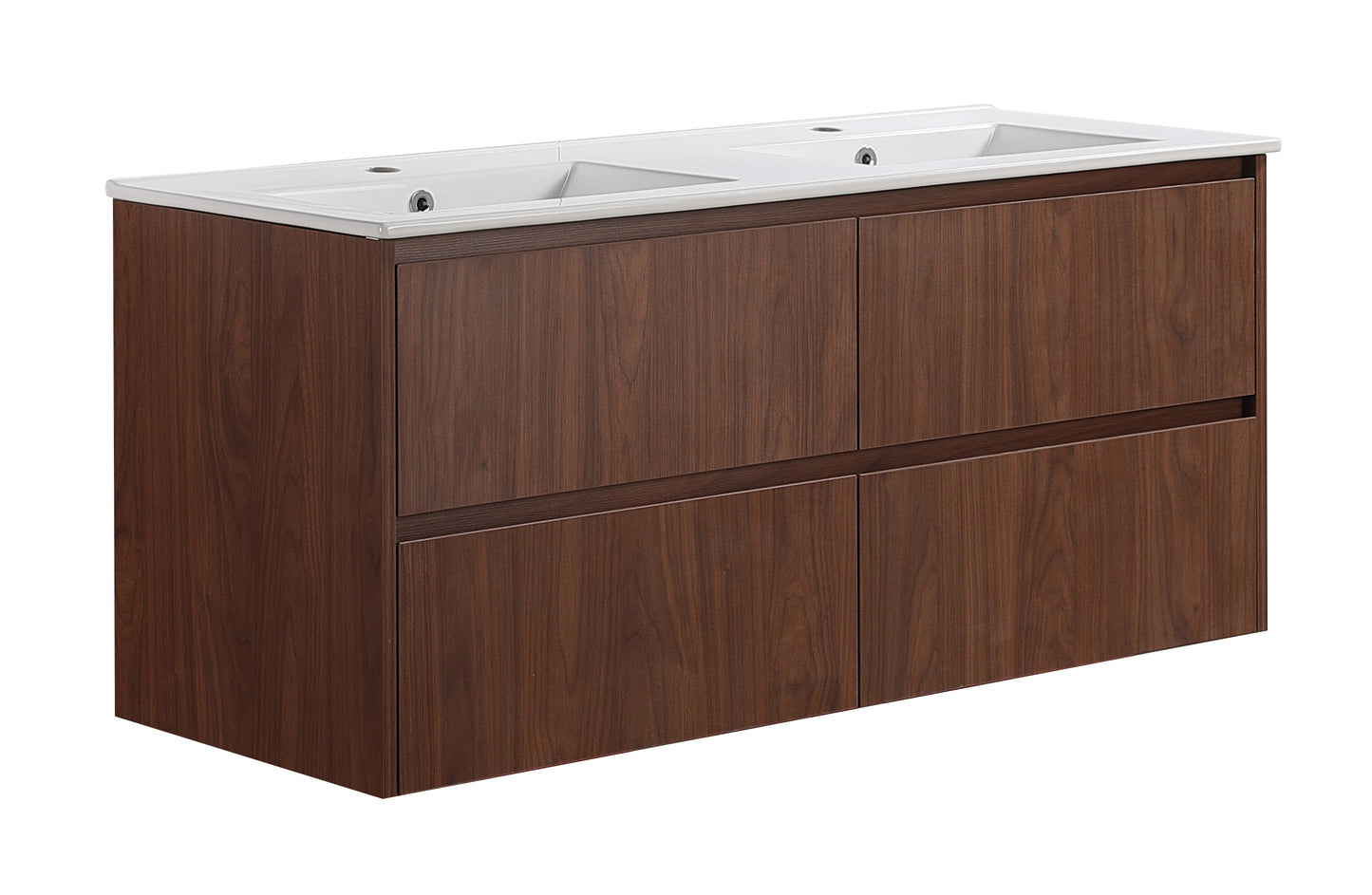 Gladstone Modern Wall Hung Plywood Double Bowl LK-MG1220W-MO