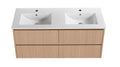 Gladstone Modern Wall Hung Plywood Double Bowl LK-MG1220W-SO