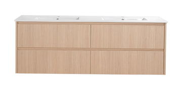 Gladstone Modern Wall Hung Plywood Cabinet LK-MG1521W-SO