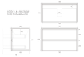 Gladstone Modern Wall Hung Plywood Cabinet LK-MG750W-MO