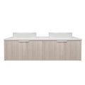Kliff Fluted Wood Grain Vanities Coastal Oak LK-MK1500W-CO