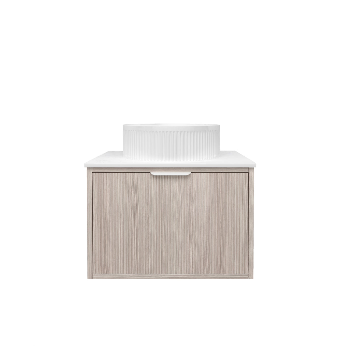 Kliff Fluted Wood Grain Vanities Coastal Oak LK-MK600W-CO
