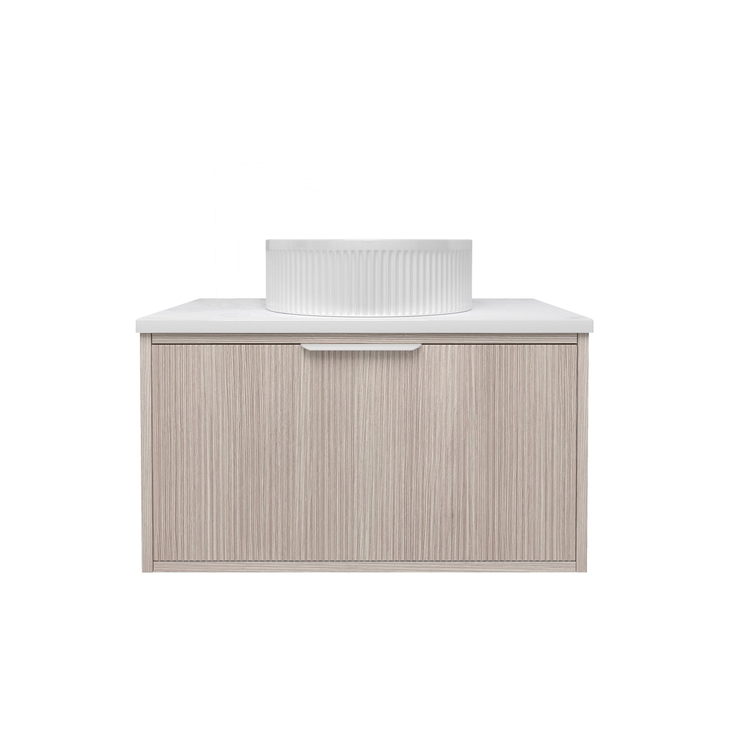 Kliff Fluted Wood Grain Vanities Coastal Oak LK-MK750W-CO
