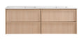 Ridgewood Modern Wall Hung Plywood Cabinet LK-MR1520W-SO