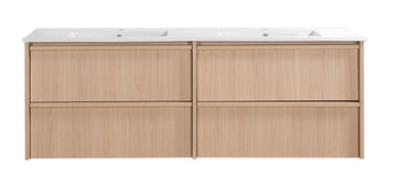 Ridgewood Modern Wall Hung Plywood Cabinet LK-MR1520W-SO