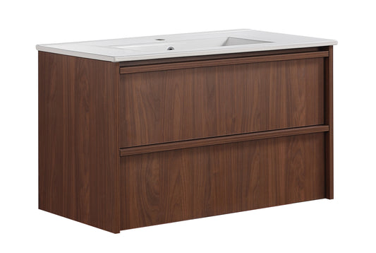 Ridgewood Modern Wall Hung Plywood Cabinet LK-MR900W-MO