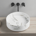 Olley Fine Ceramic Above Counter Basin LK-OA390-MCW