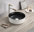 Ollia Diamond Fine Ceramic Above Counter Basin LK-ODA360-MWB