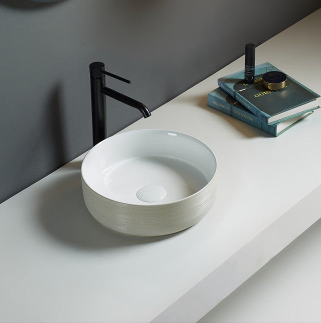 Ollia Fine Ceramic Above Counter Basin LK-OLA360-WC
