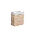 Crete Mini Wall Hung PVC Cabinet Natural Oak LK-PK45W-OAK