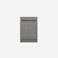 Pako Free Standing Vanity PVC Woodgrain Grey Oak Flat-pack PK64L