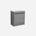 Pako Free Standing Vanity PVC Woodgrain Grey Oak Flat-pack LK-PK74L-OG