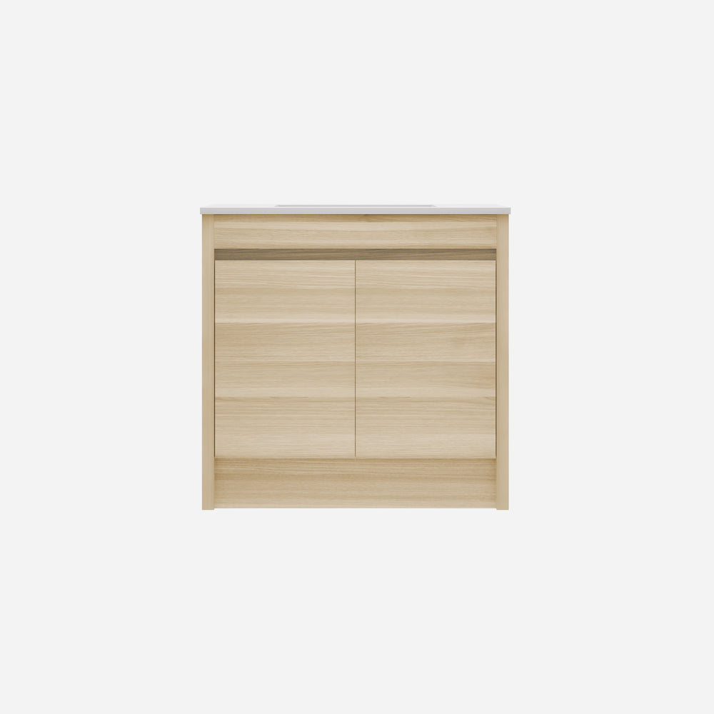 Pako Free Standing Vanity PVC Woodgrain Natural Oak Flat-pack LK-PK94L-OAK